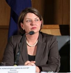 昆士蘭州州長布萊(Anna Bligh)